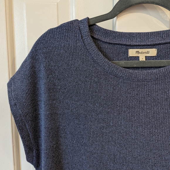 Madewell Ribbed Tee Midi Dress Medium - Picture 3 of 8